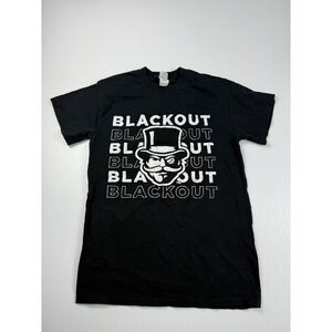 Gildan Blackout Domino's Pizza Graphic Tee Crew‎ Neck Short Sleeve Small